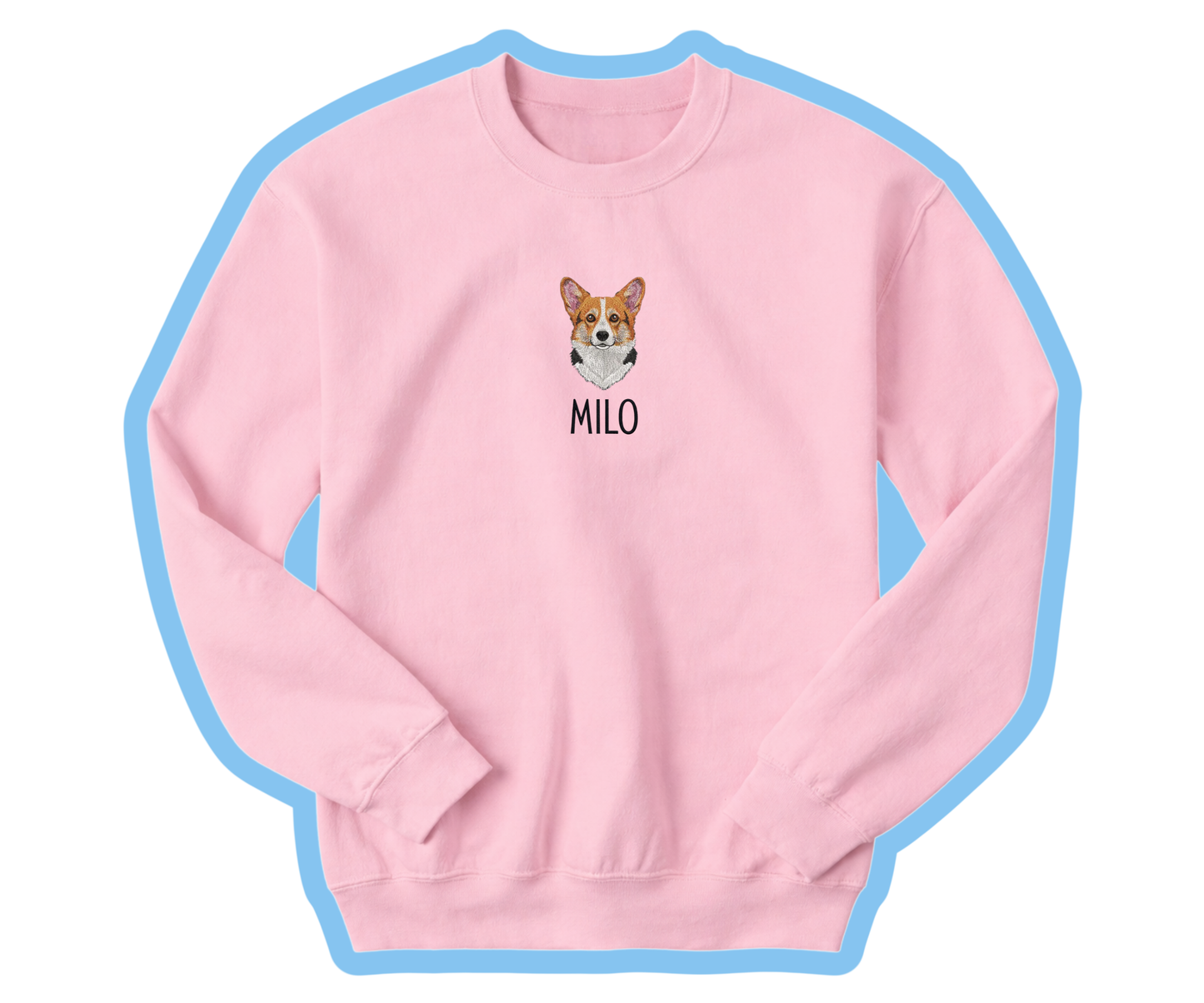 Custom Embroidered Pet Sweatshirt