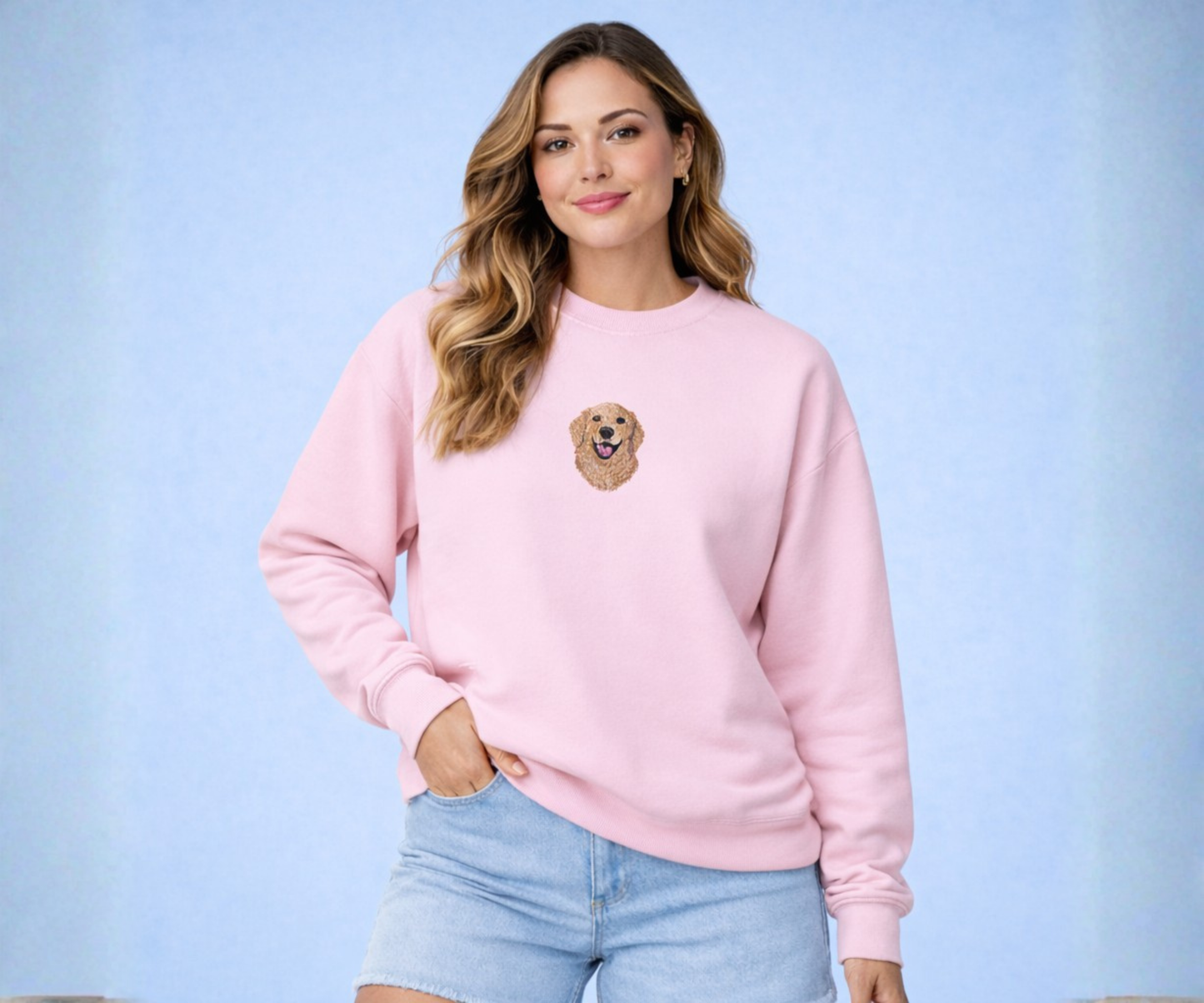 Custom Embroidered Pet Sweatshirt